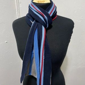 Gap colored Double Face Scarf Multi Stripe Fringe